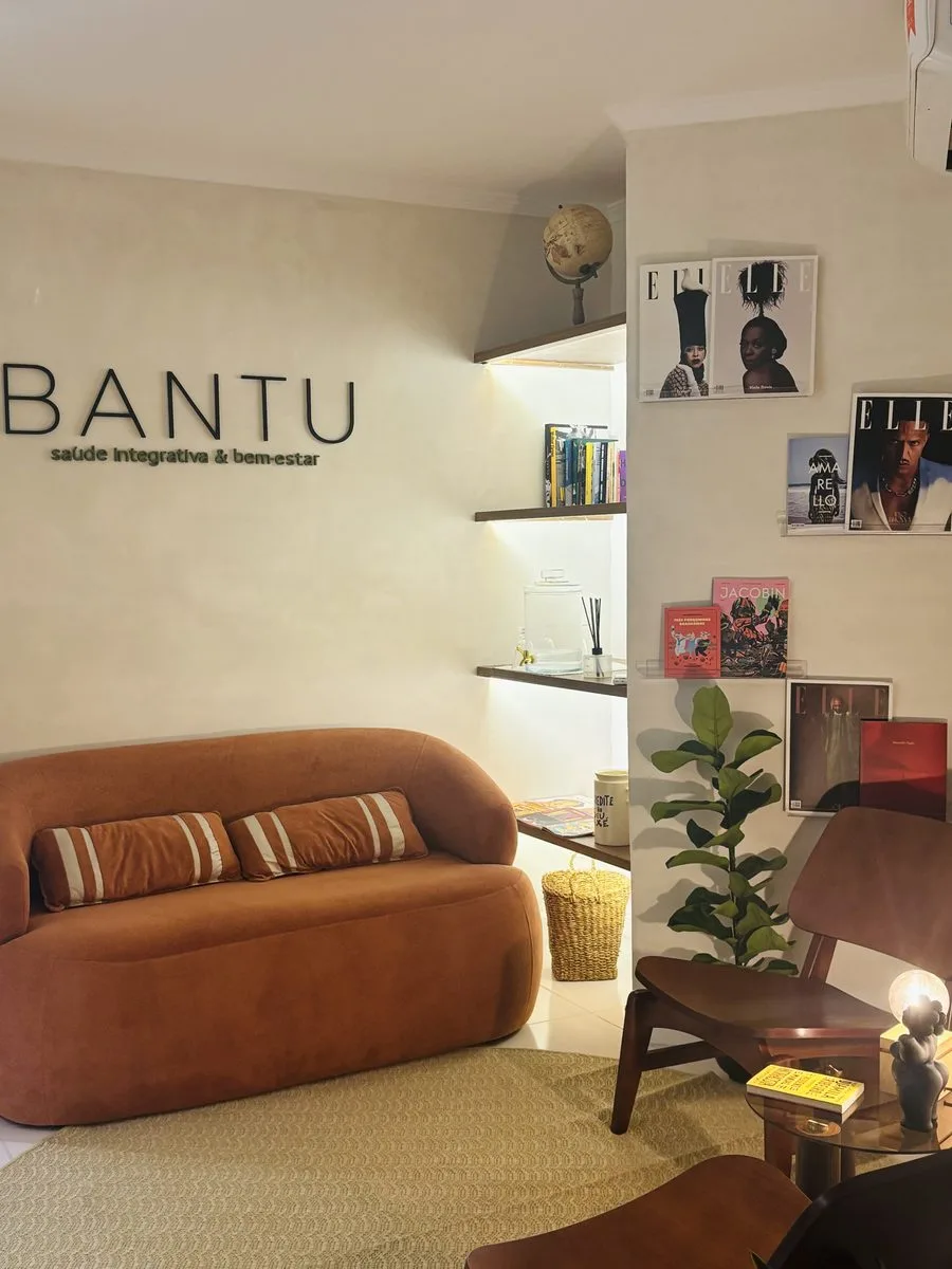 Vista geral da recepção